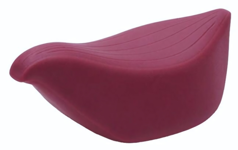 Бордовый клиторальный стимулятор IROHA TORI (Цвет: бордовый)