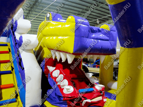 Надувной батут "Мульти-сафари-утка" 6*6*4 м