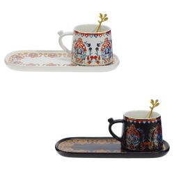 GAEM Кружка с блюдцем и ложкой, 280 мл, L24,5 W11 H7,5 см, 2в.