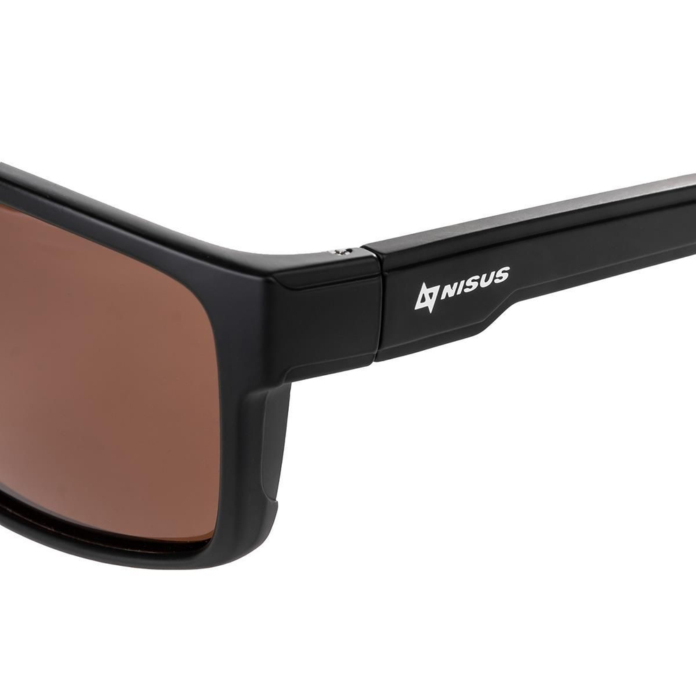 Очки поляризационные Nisus (N-OP-PF2015-C) (коричневый) в жестком чехле
