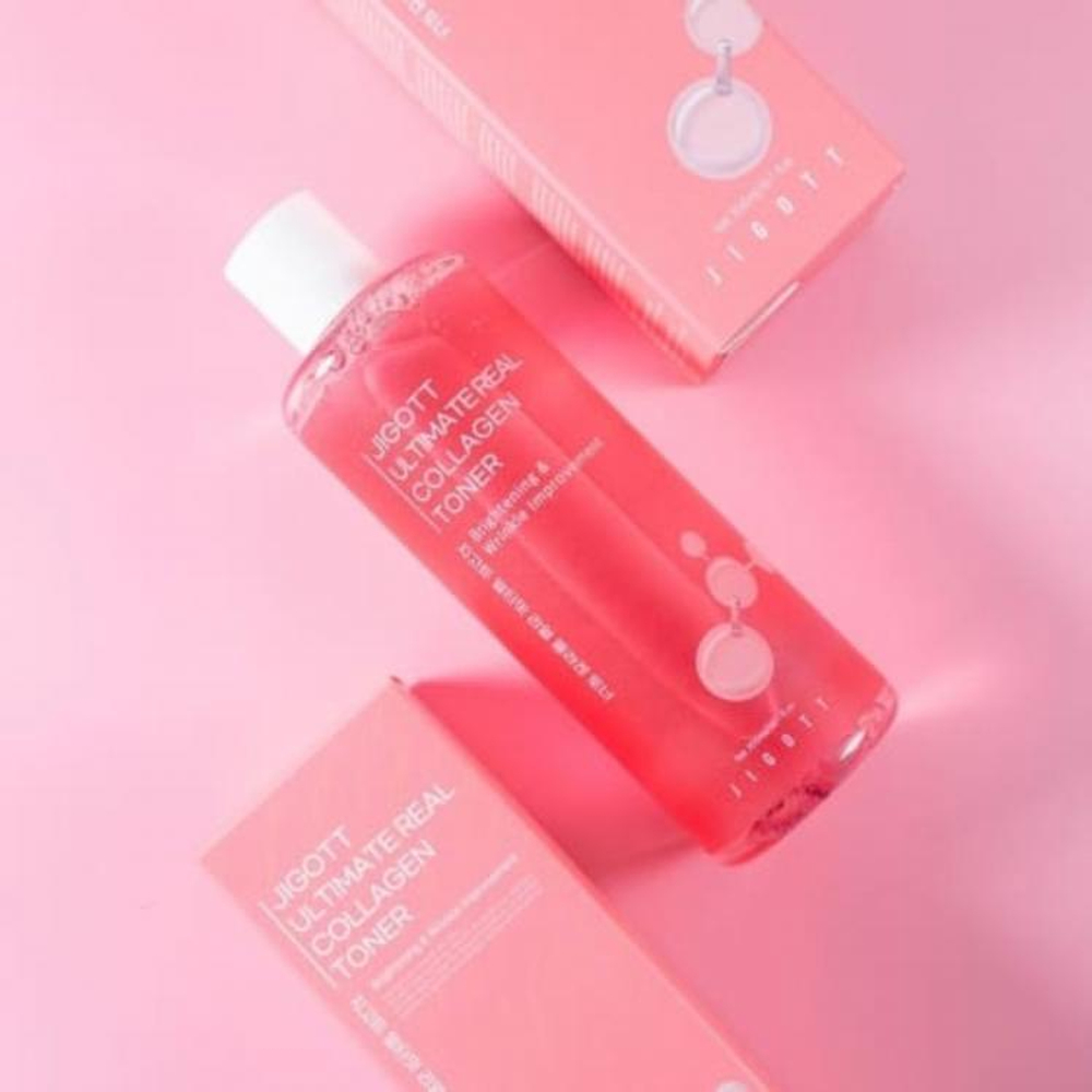 Тонер с коллагеном Jigott Ultimate Real Collagen Toner