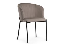 Стул на металлокаркасе Нейл дымчатый / черный