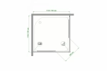 Душевой уголок Royal Bath RB115HPD-C 115х115 матовый