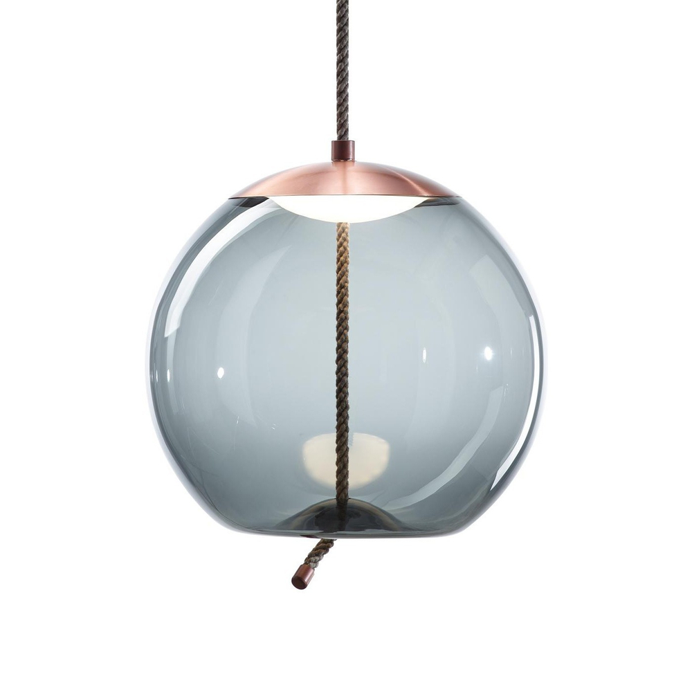 Подвесной дизайнерский светильник  Knot Sfera by Brokis (синий)