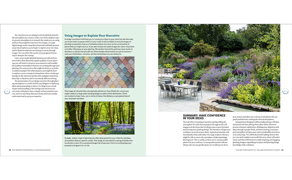 Modern professional planting designer