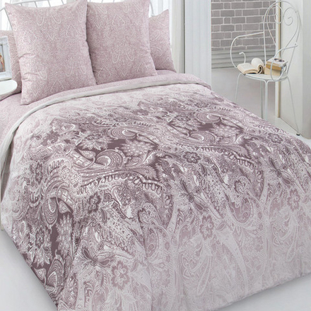 Комплект постельного белья "П37. ЛУННЫЙ БАРХАТ", перкаль, 100% хлопок.