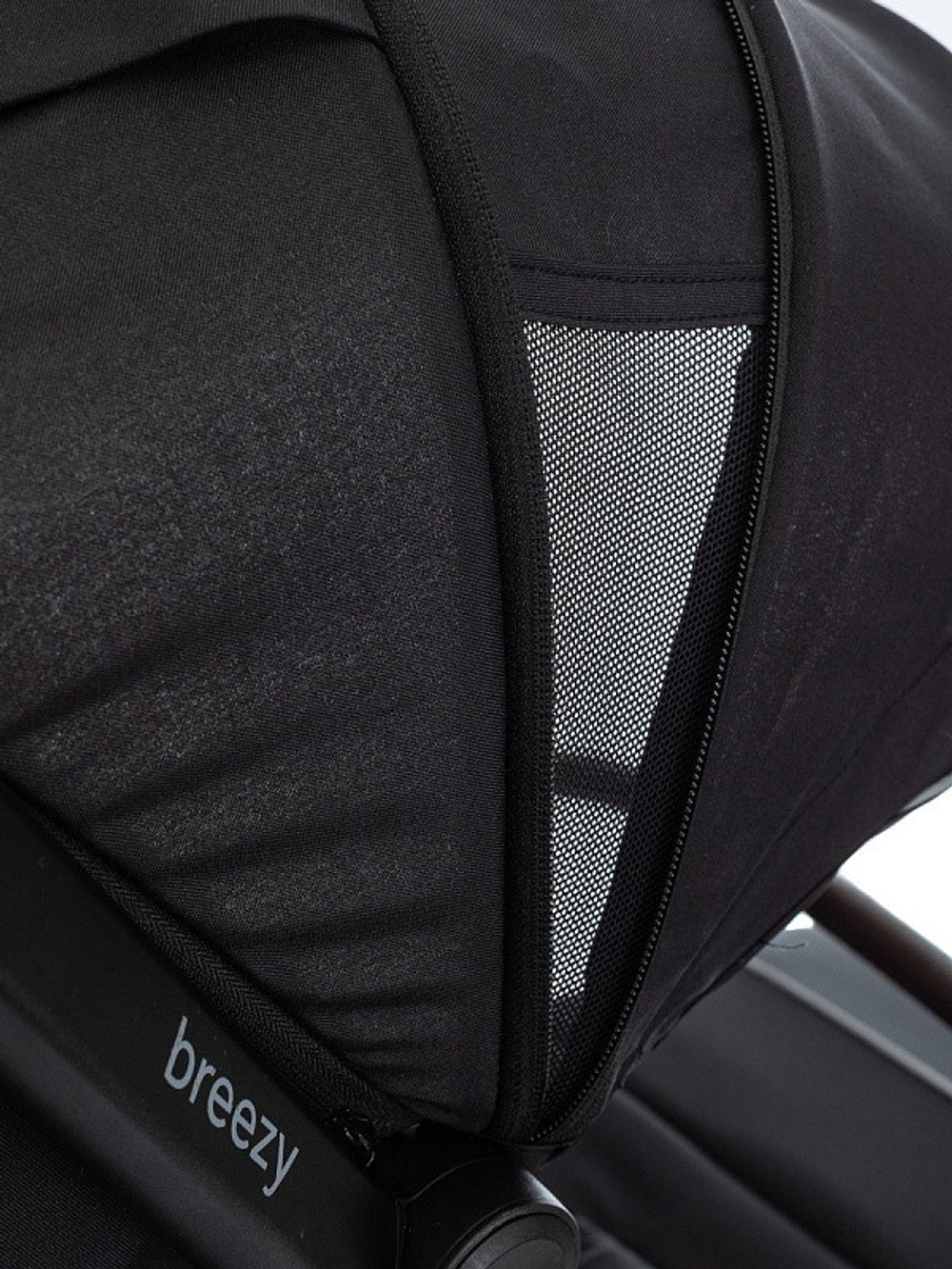 Прогулочная коляска Kidzi Breezy + накидка на ножки Black