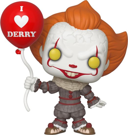 Фигурка Funko POP! Movies IT Chapter 2 Pennywise w/ Balloon (780) 40630 / Фигурка Фанко ПОП! по мотивам фильма "Оно", Пеннивайз с шариком