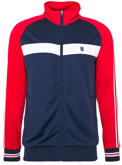 Мужская кофта теннисная K-Swiss Tac Heritage Sport Tracksuit Jacket M - navy/red