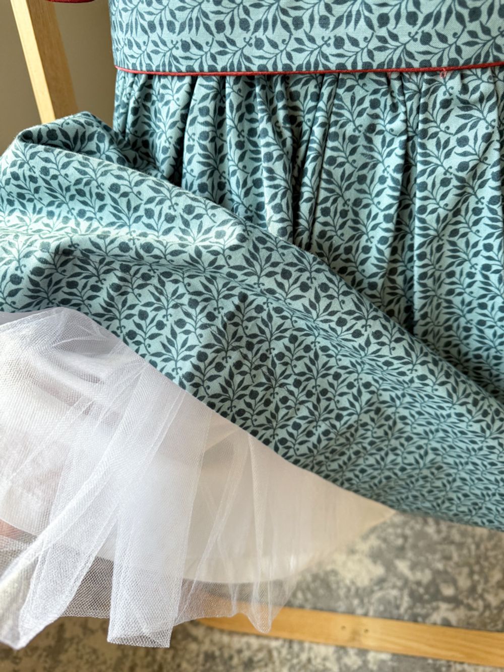 Хлопковое платье Masa с мишкой, 116-122