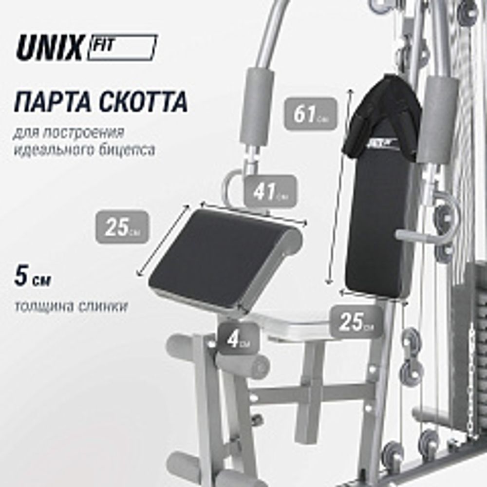 Силовой комплекс UNIX Fit блочный / Block 70 Max