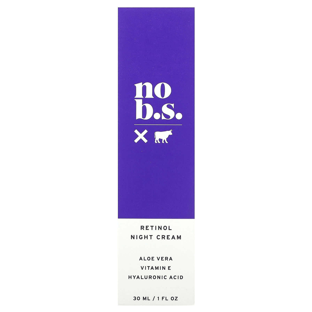 No BS Skincare, ночной крем с ретинолом, 30 мл (1 жидк. унция)