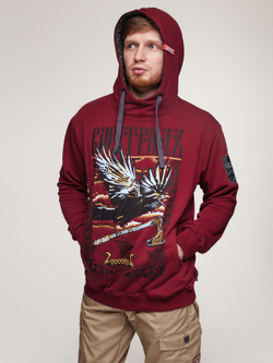 Худи Варгградъ мужская бордо «Бранибор 983» без начёса