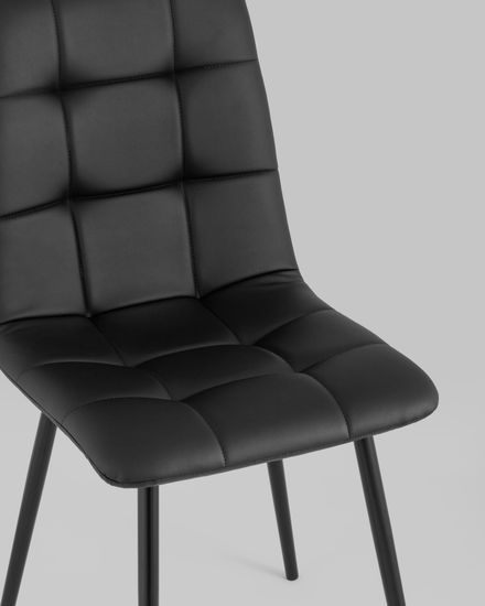 Стул Oliver экокожа черный 2 шт