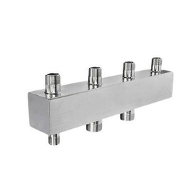 Распределительный коллектор из нержавеющей стали 3 отопительных контура WARME WKS60.S (до 60 кВт)