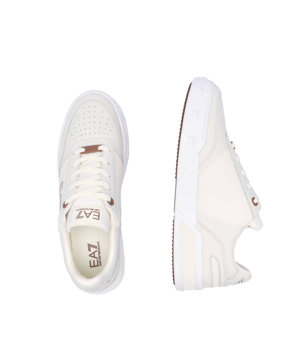 Кожаные кроссовки EA7 - кремовый(X8X121 XK359)