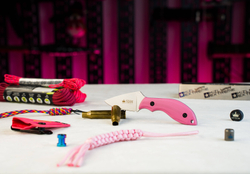 Туристический нож Hammy Niolox StoneWash G10 Pink Kydex