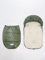 Конверт зимний меховой AMAROBABY Snowy Baby Хаки, 85 см.