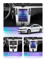 Магнитола для Volkswagen Passat B7, CC (тип B - климат) - Teyes TPRO 2 монитор 9.7" в стиле "Тесла" на Android 10, ТОП процессор, 4G SIM-слот