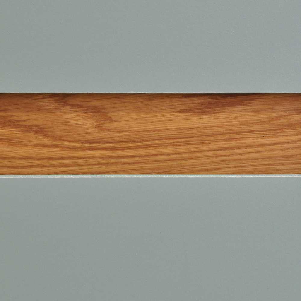 Кухонный модуль напольный 80 см Малага 2 двери, с дубовой панелью, без столешницы