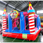 Коммерческий надувной батут "Яркий цирк" 6*4*3 м