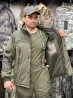 Демисезонный костюм Фаворит Исландия Вожак -10, утеплённый, олива