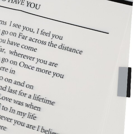 ЛИСТ "Все о любви" 57x57см (20шт) (Белый)