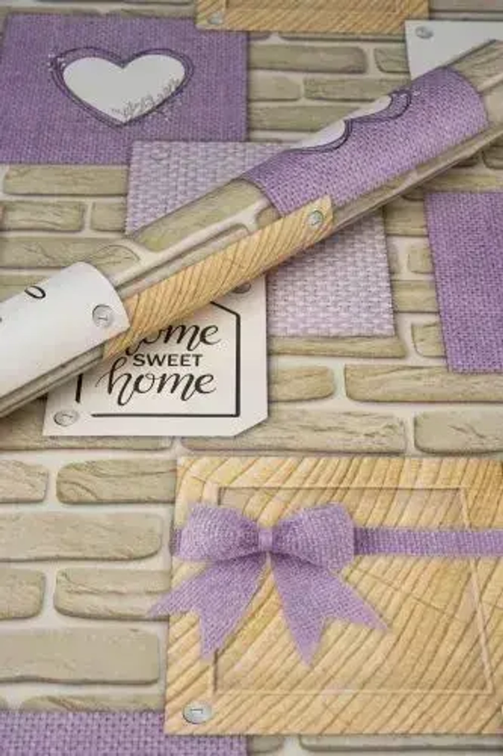 Обои бумажные, моющиеся, полуметровые, 0,53*10м, Сканди 6