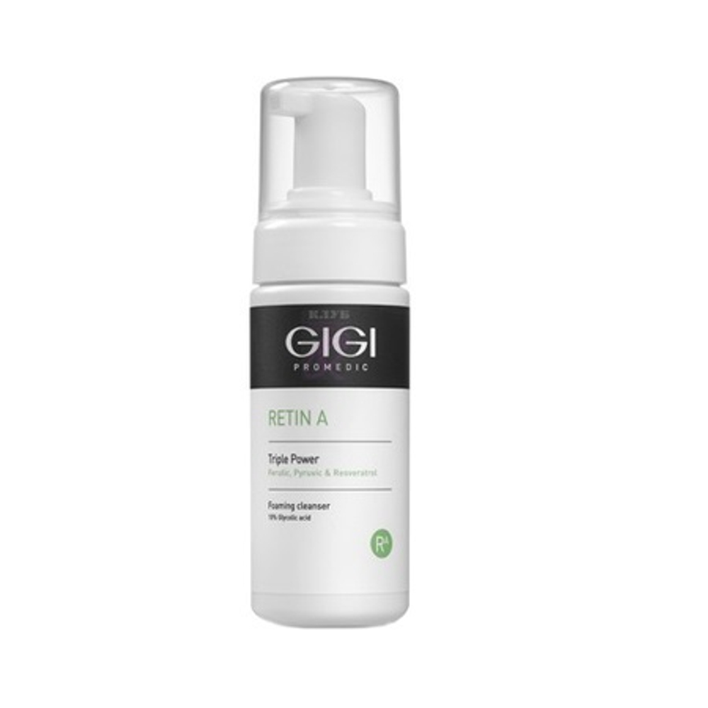Мусс очищающий Тройная Сила GiGi Retin A Triple Power Foaming Cleanser 120мл