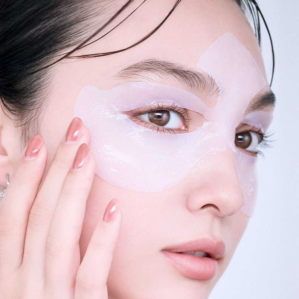 Патчи для области вокруг глаз и межбровки из биоцеллюлозы AXXZIA AGTHEORY Radiance Eye Sheet