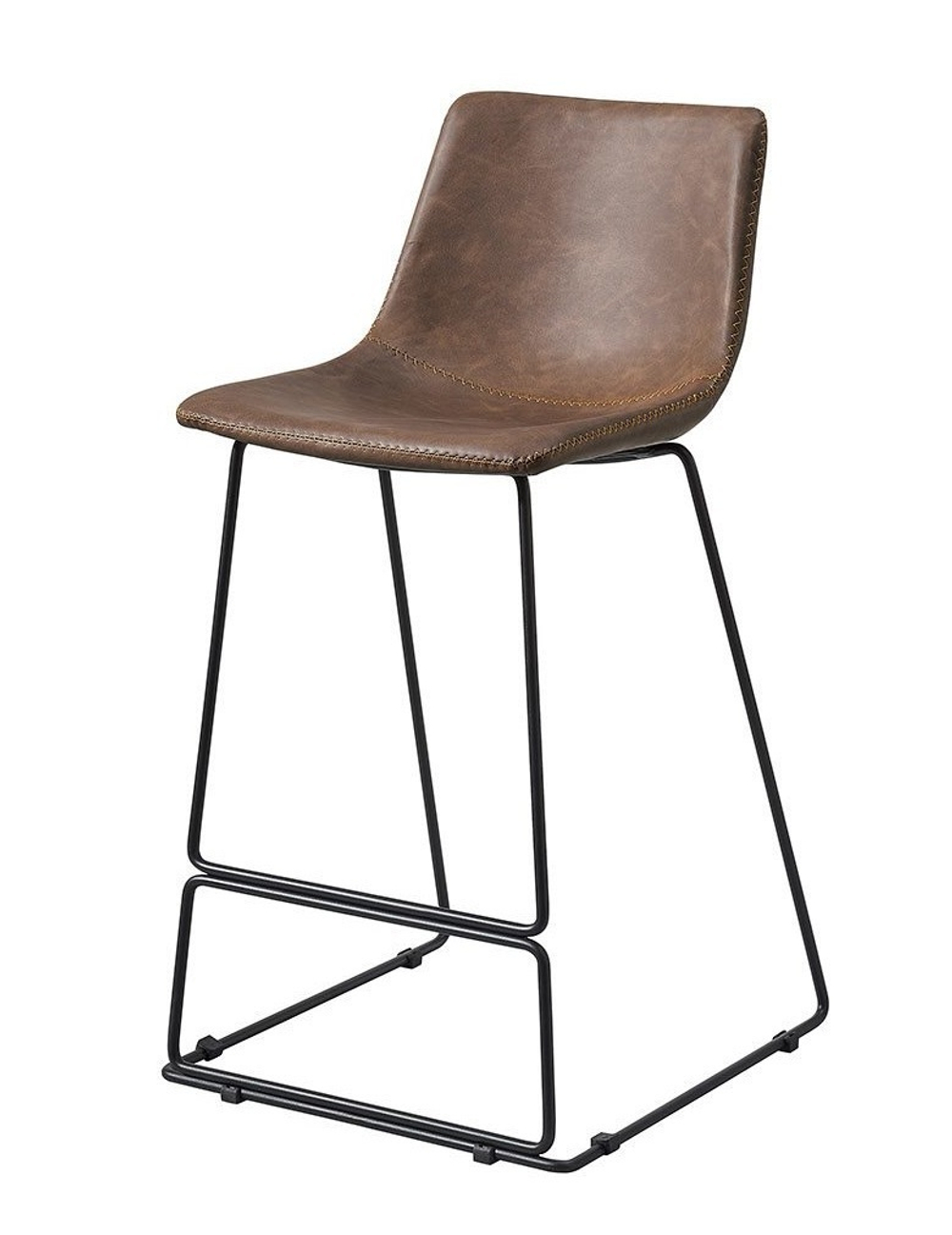 Полубарный стул CQ-8347B brown 2075