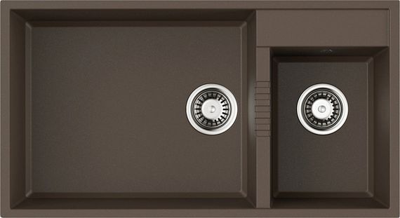 Мойка Omoikiri Tedori 85-2-U-ES Tetogranit/эспрессо