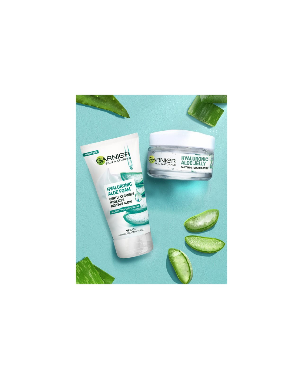 Garnier Skin Naturals Hyaluronic Aloe Foam - очищающая пена /   150  ml  / GTIN 3600542398671