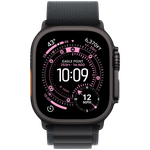 Apple Watch Ultra 3 GPS + Cellular 49mm Black Titanium Case with Black Alpine Loop - Small,Model A3281
