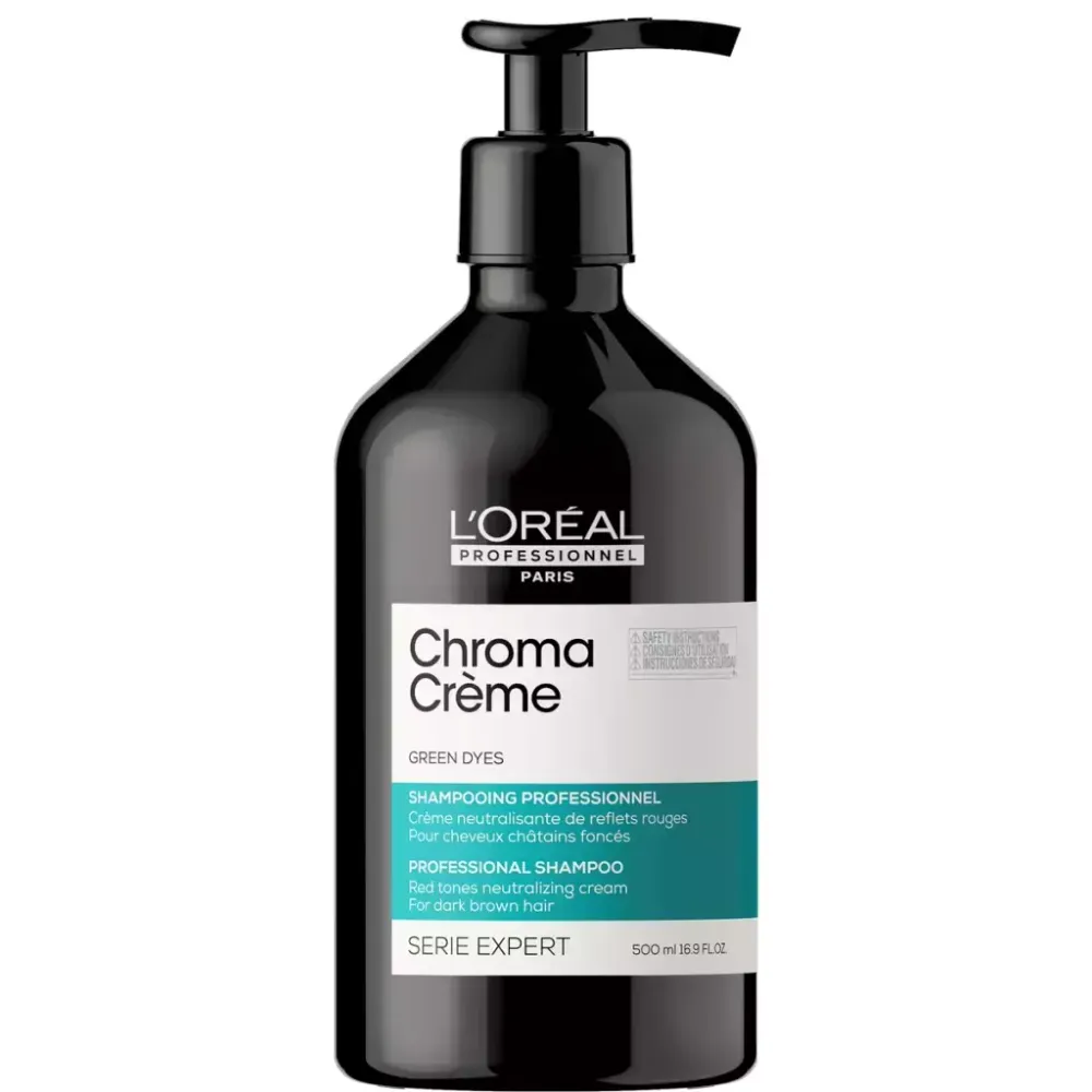 Chroma Creme Shampoo / Шампунь-крем с зеленым пигментом для нейтрализации красного оттенка темных волос