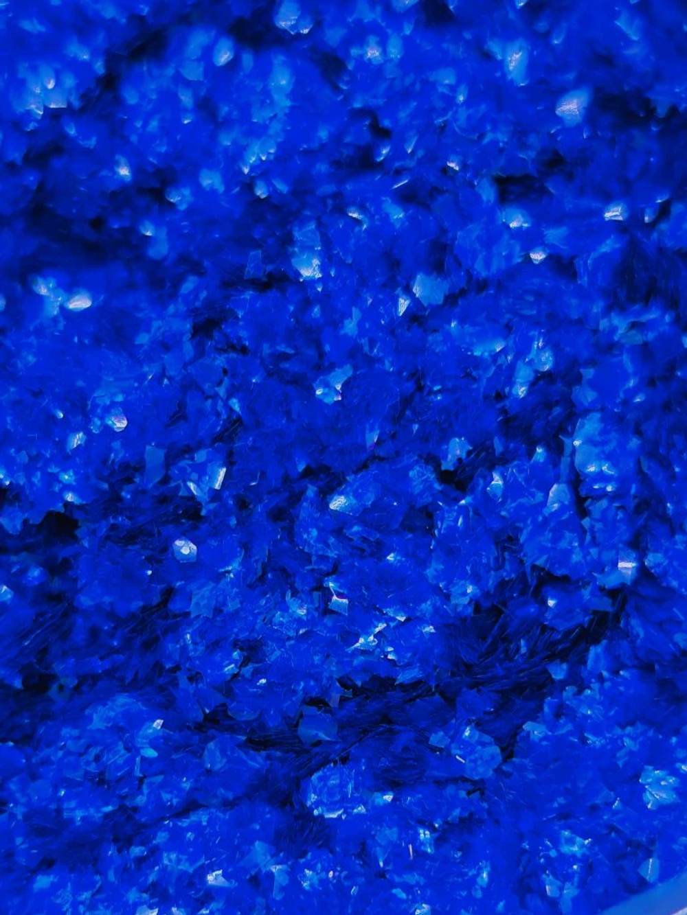 Хлопья - слюда 88307 Индиго прозрачный глянец - для литья изделий и творчества