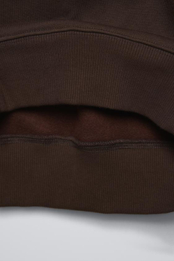 ZARA ХУДИ С ПОДКЛАДКОЙ И НАДПИСЬЮ, КОРИЧНЕВЫЙ