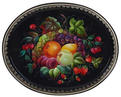 Zhostovo metal tray A26D18052630