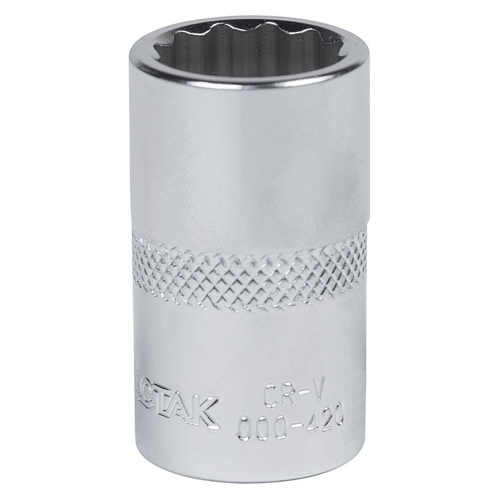 МАСТАК (000-42013) Головка торцевая стандартная двенадцатигранная 1/2", 13 мм