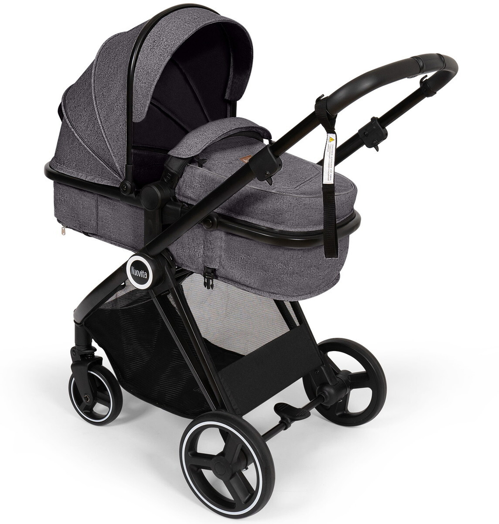 Детская коляска Nuovita Luno 3 в 1 Grigio/Серый