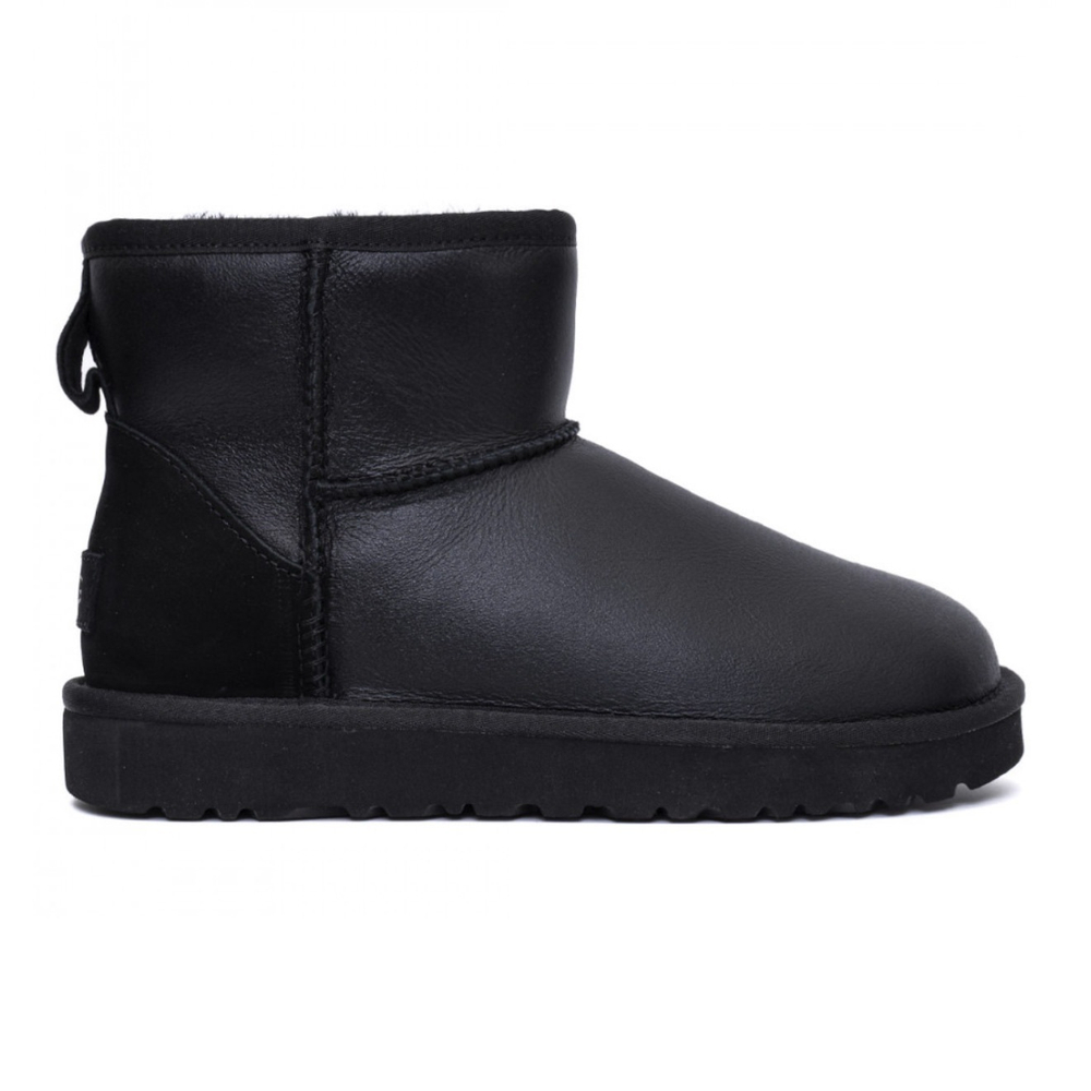 Ugg Mens Classic Mini II Metallic Black