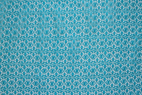 Гипюр бирюзовый