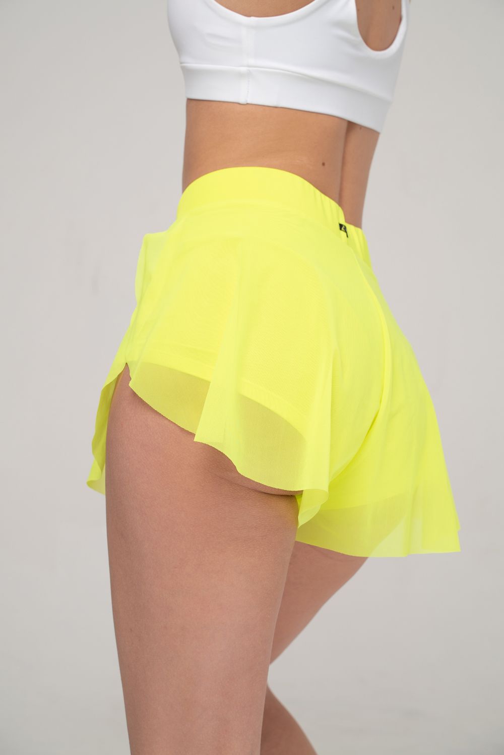 Шорты-юбка Double Fly Shadow, Желтый