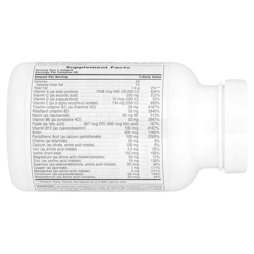 NaturesPlus, Regeneration®, мультивитаминная и минеральная добавка, 90 мягких таблеток