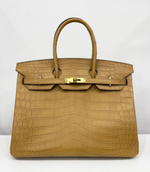 Сумка Hermes из кожи крокодила 35 см, арт. 466224322