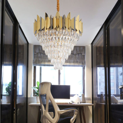 Люстра Jadorel L5+3 gold/black