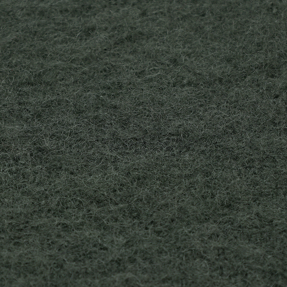 Плед мохеровый хвойно-зеленого цвета из коллекции essential, 130х180 см