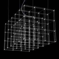 Подвесная Люстра Quasar Cosmos Square Led Pendant Light 120/60/60 By Imperiumloft