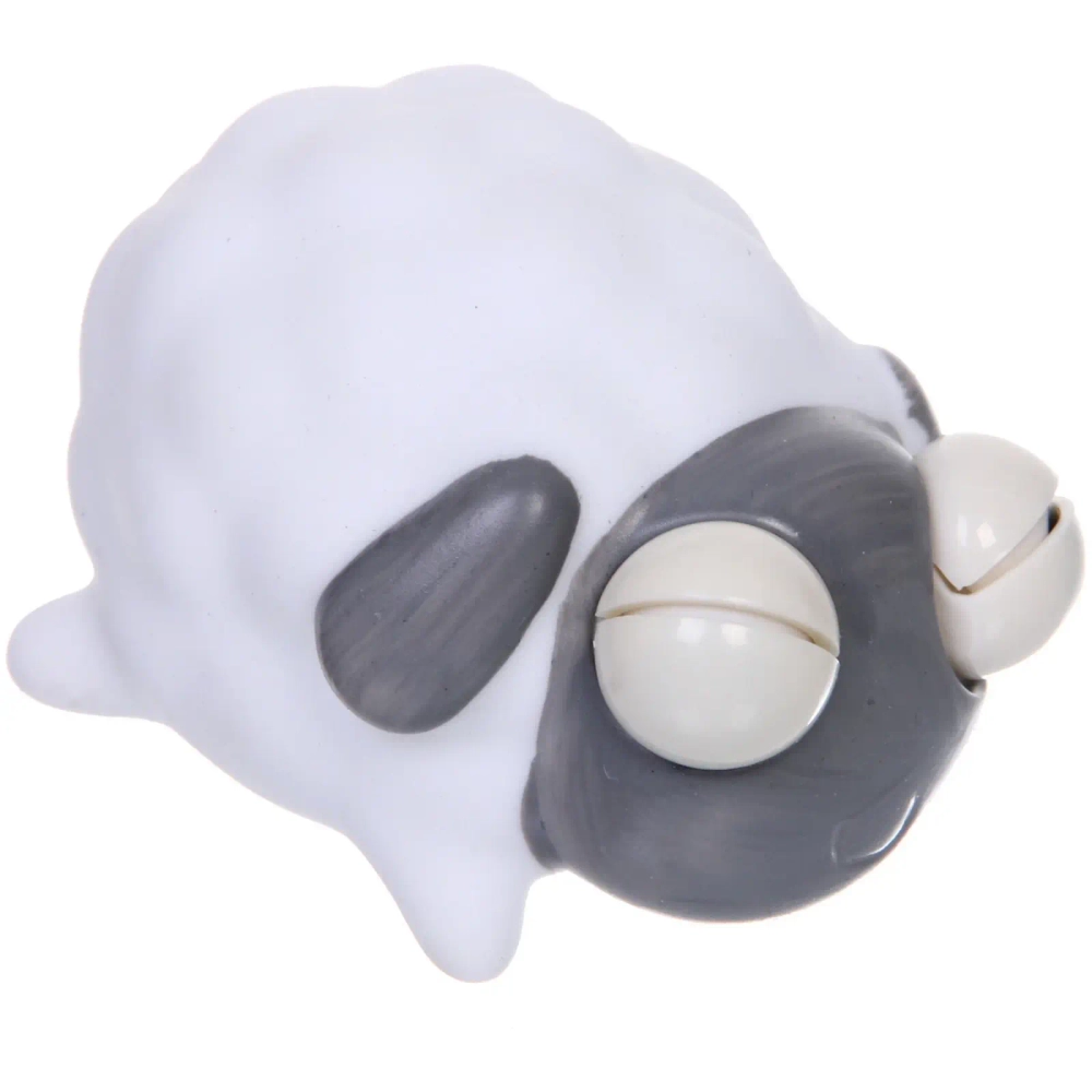 Игрушка «Овечка» пучеглазик, 8 см СТИКЕР НА ВЛОЖЕНИЕ