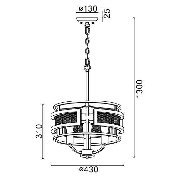 Подвесная люстра Vele Luce Legion VL6272P03